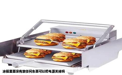 冰箱里面没有放任何东西可以把电源关掉吗