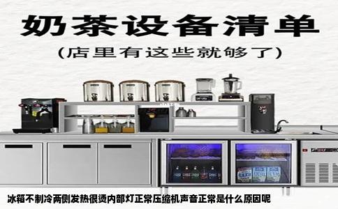 冰箱不制冷两侧发热很烫内部灯正常压缩机声音正常是什么原因呢