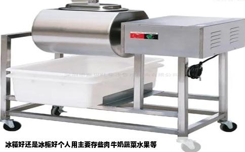 冰箱好还是冰柜好个人用主要存些肉牛奶蔬菜水果等