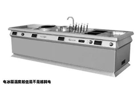 电冰箱温度越低是不是越耗电