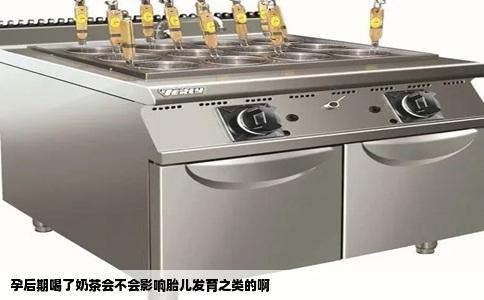 孕后期喝了奶茶会不会影响胎儿发育之类的啊